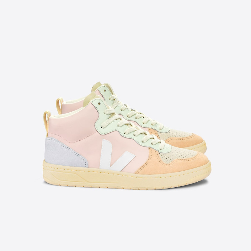 V-15 LEATHER PETALE WHITE MULTICO 1