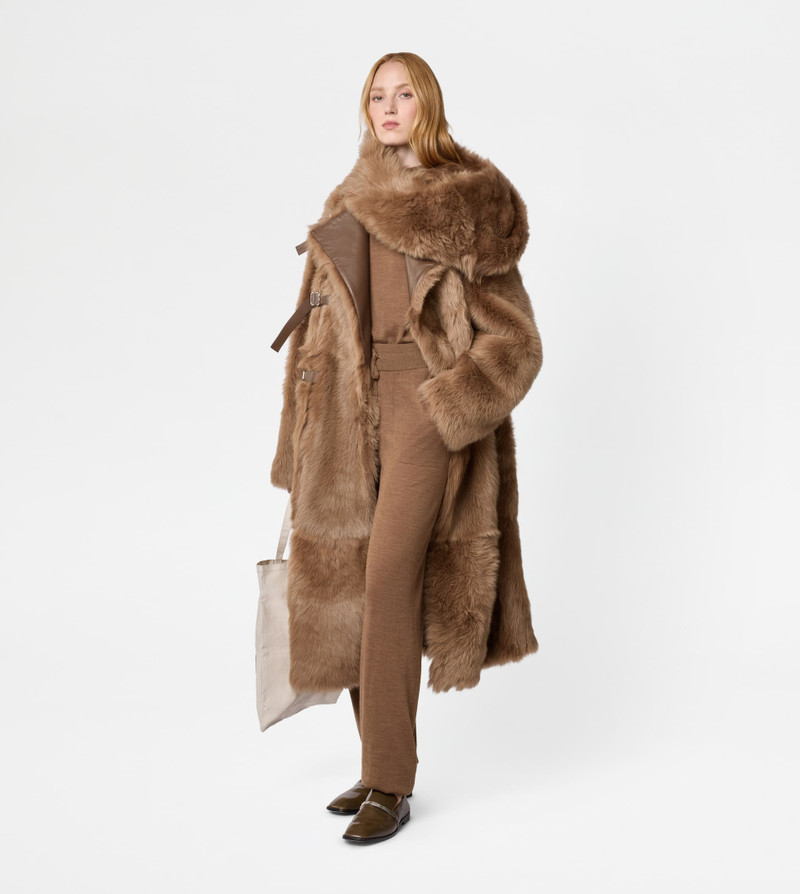 Tod's PANTS IN KNIT - BROWN outlook