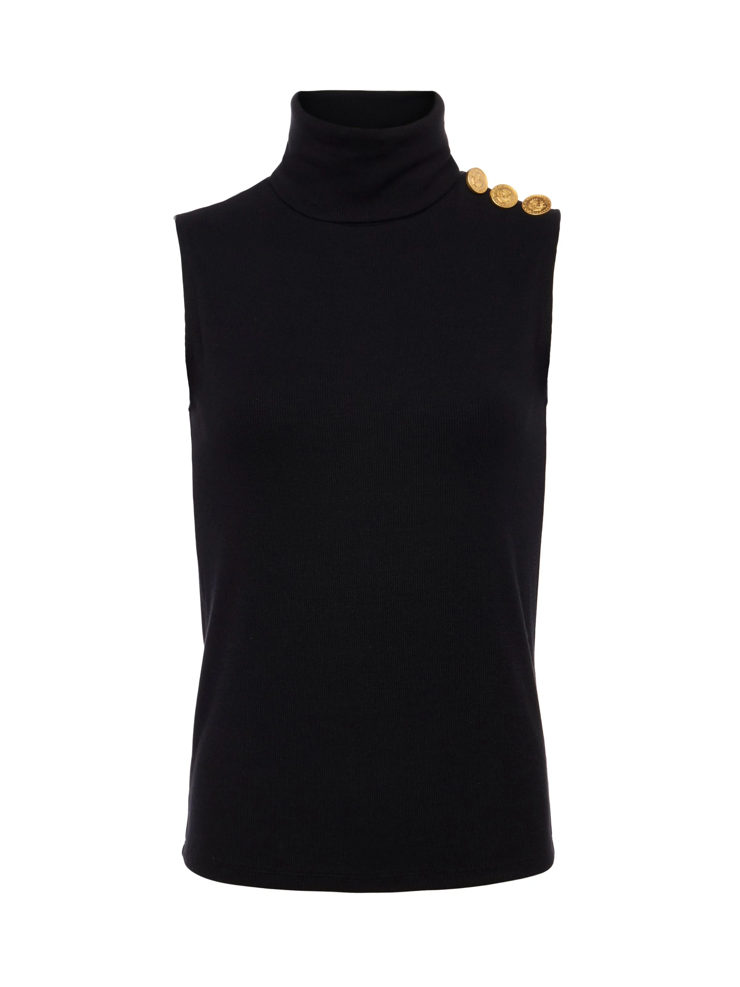 Ceci Sleeveless Turtleneck - 1