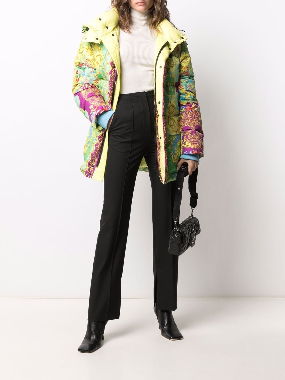 baroque pattern-print jacket - 3