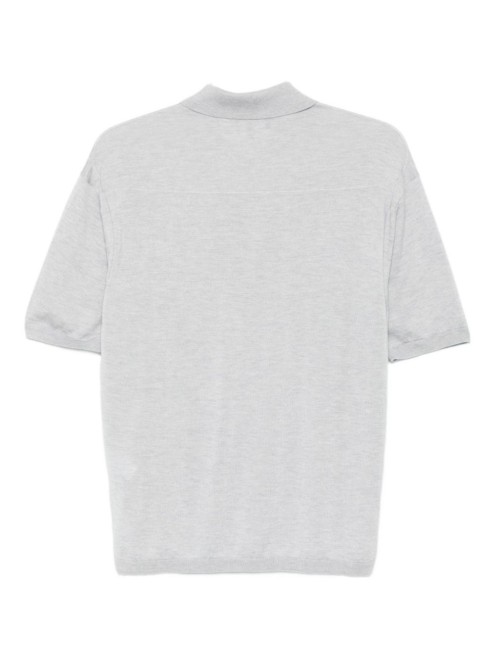 Wool blend polo shirt - 2