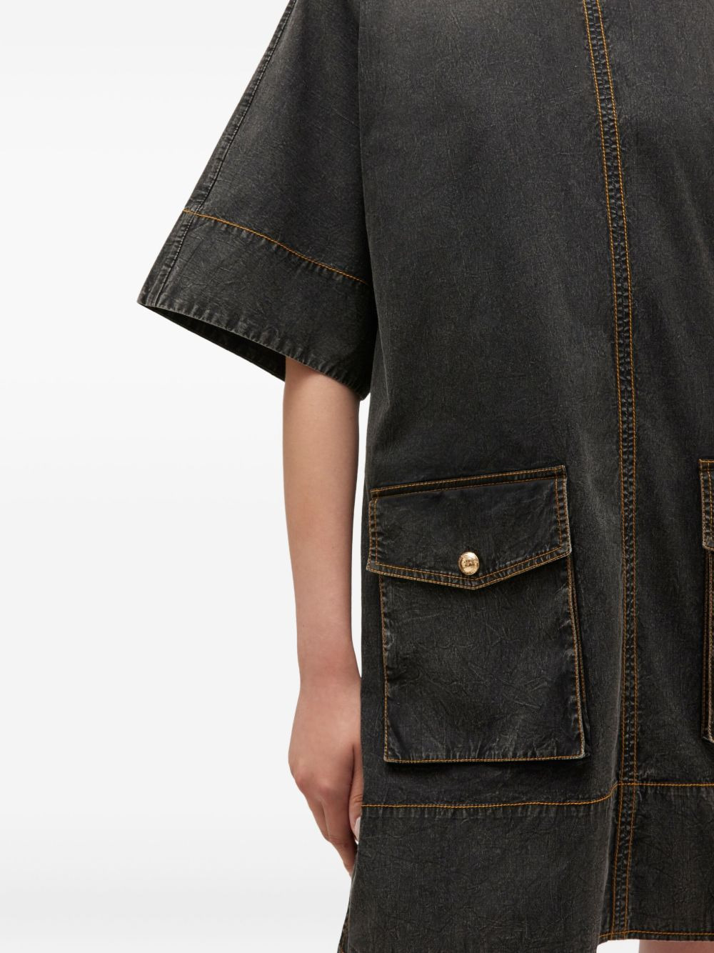 pocket-detail dress - 4