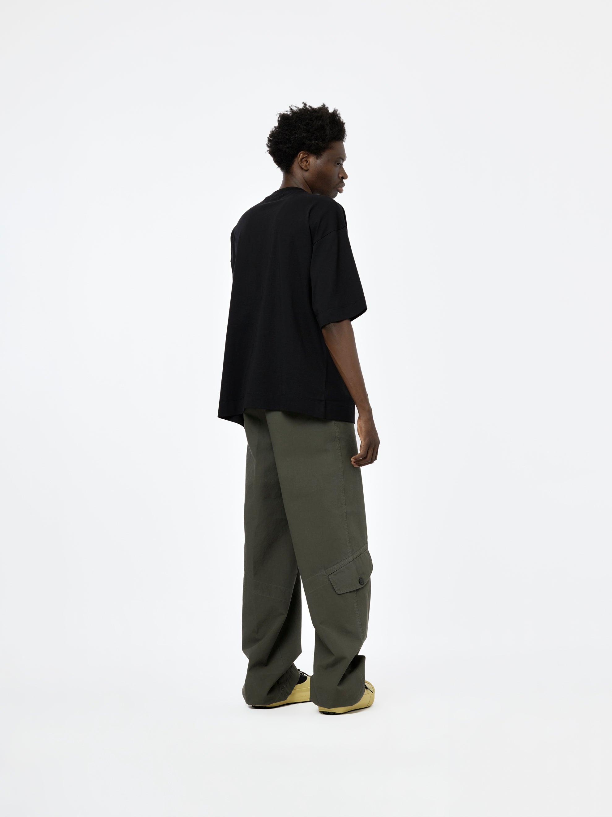 【送料&関税込】Dries Van Noten hen Grey Cotton T-shirt T-shirt DRIES VAN NOTEN 02540 Hein 1600 M.k.ss.t Shirt