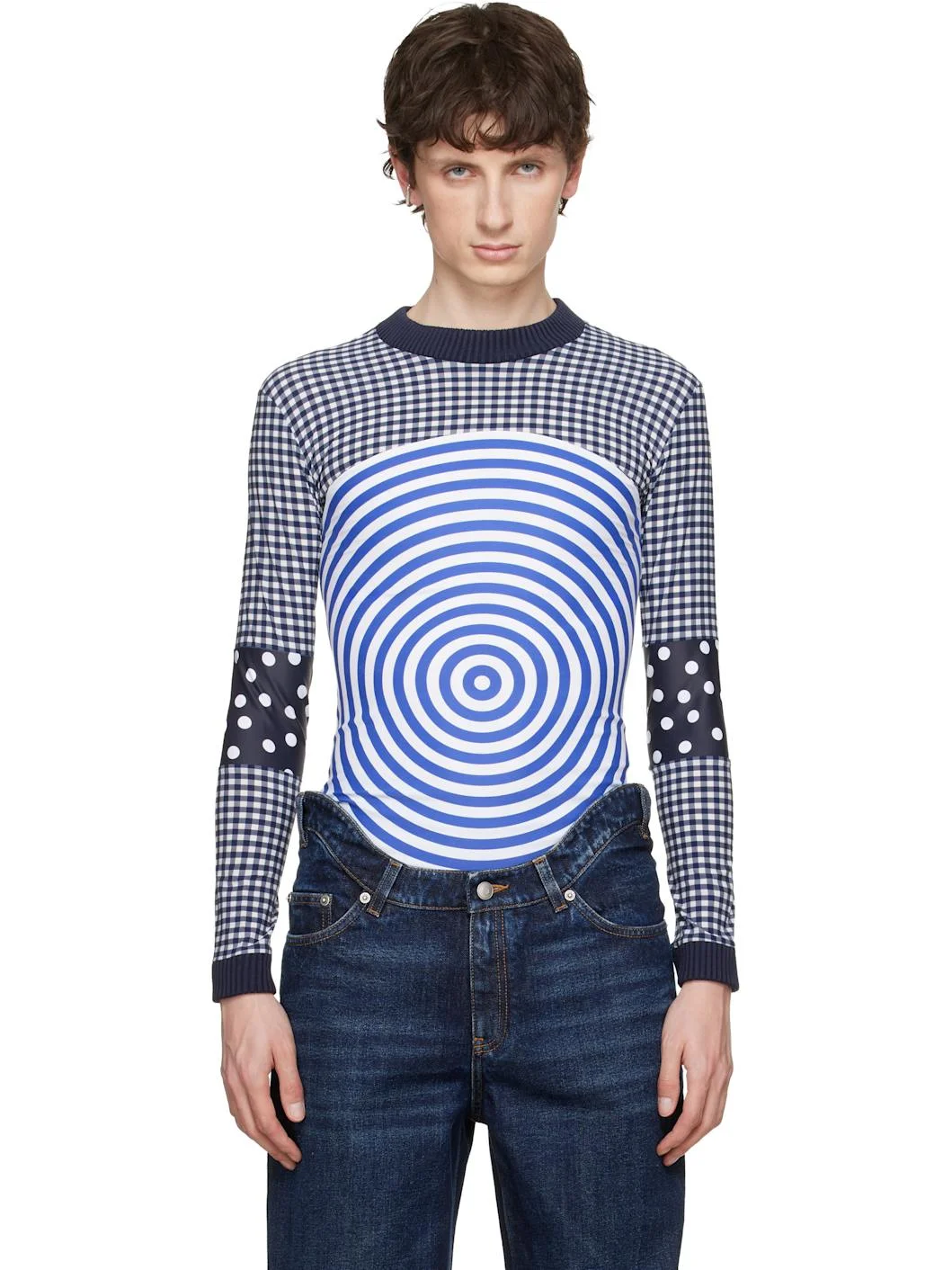 Navy & White 'The Vichy & Target' Top - 1