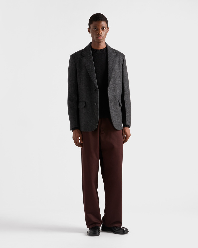 Prada Single-breasted wool jacket outlook