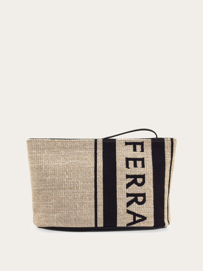 Jacquard fabric pouch 1