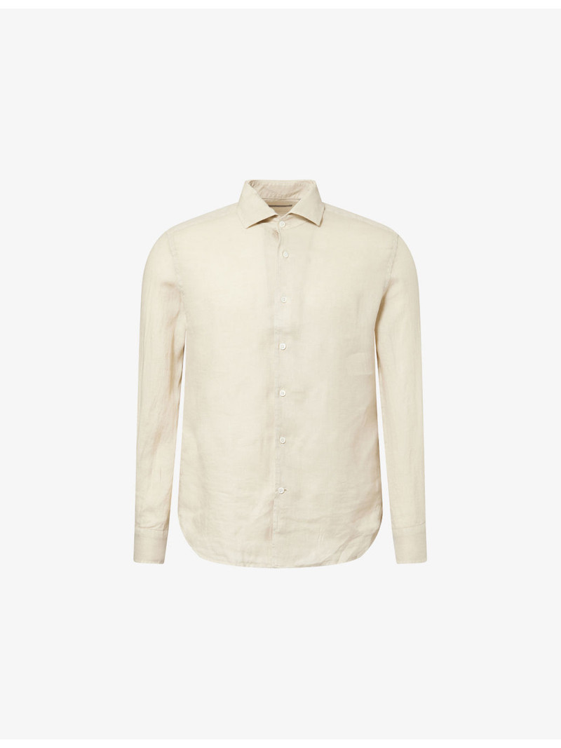 Short-Sleeve Linen Shirt 1