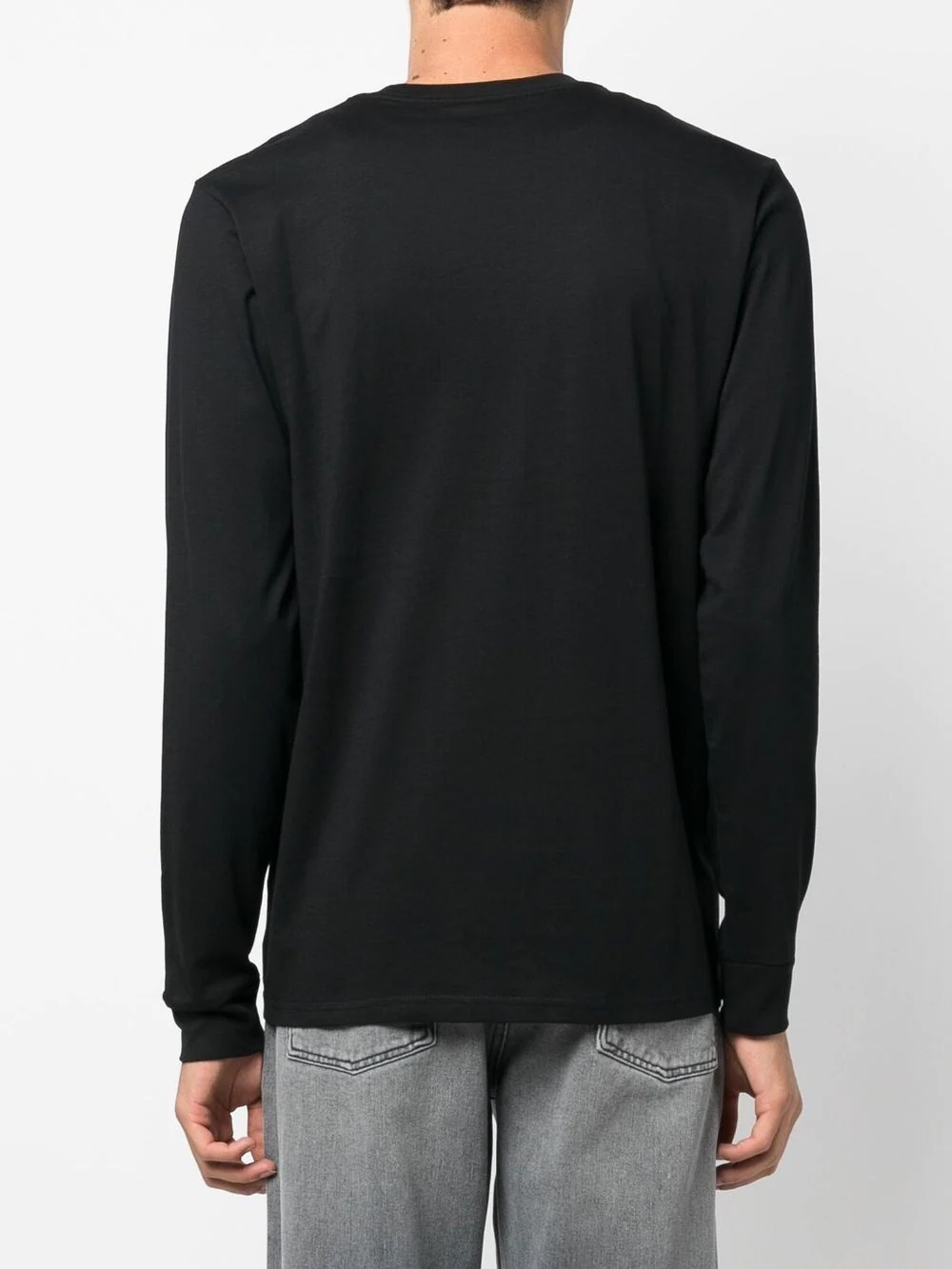 chest logo-patch detail T-shirt - 4