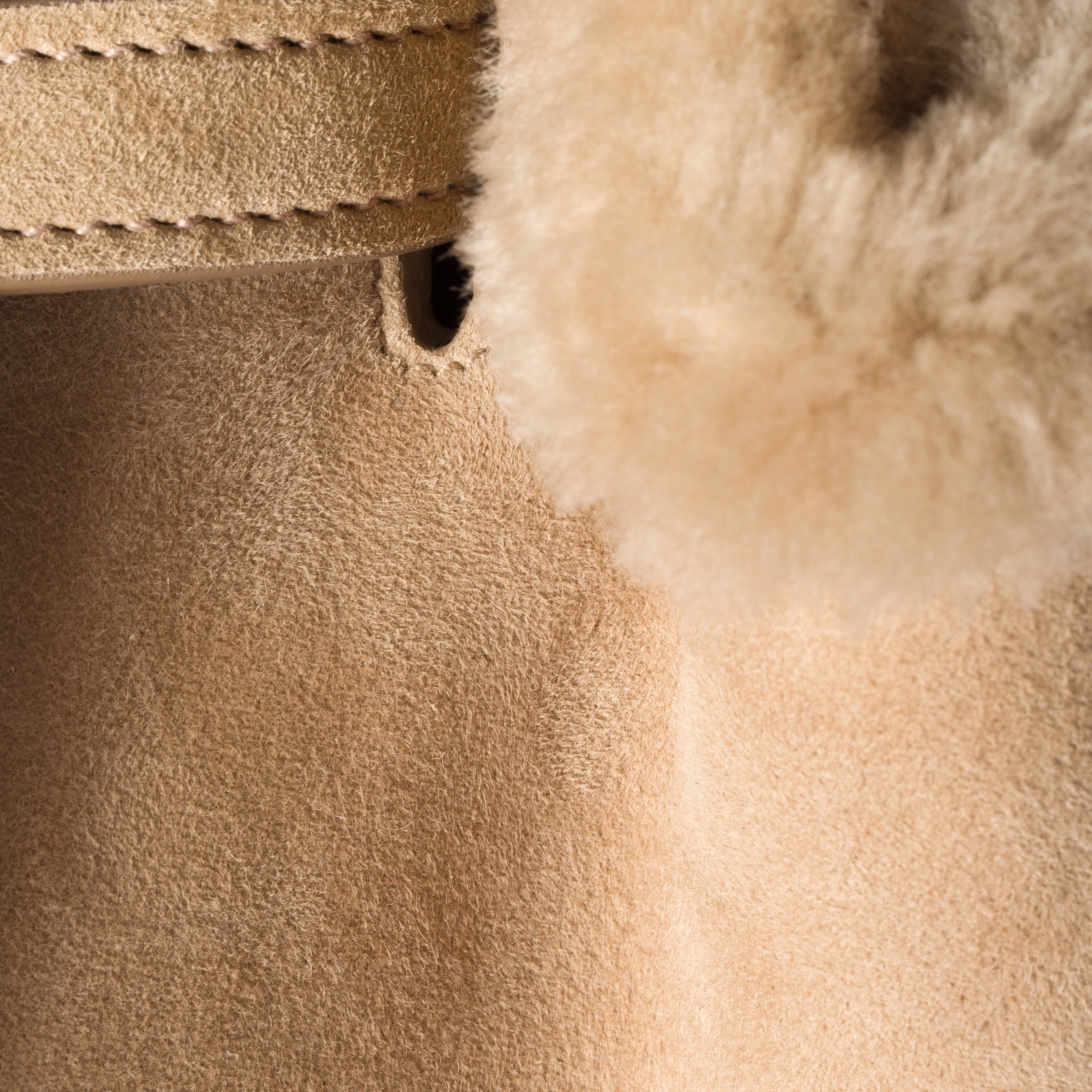 Aventure shearling tote bag - 5