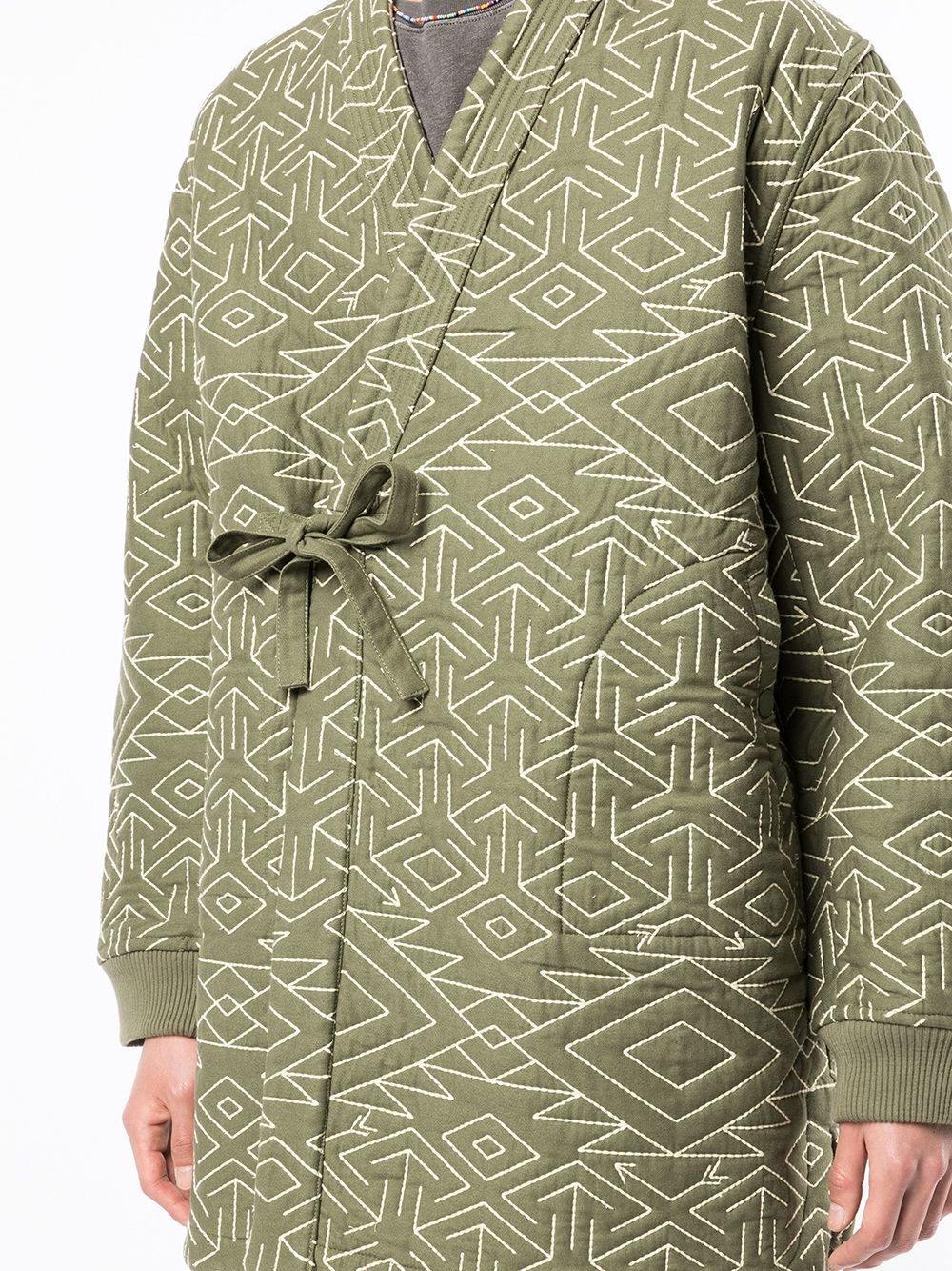 reversible padded wrap jacket - 5