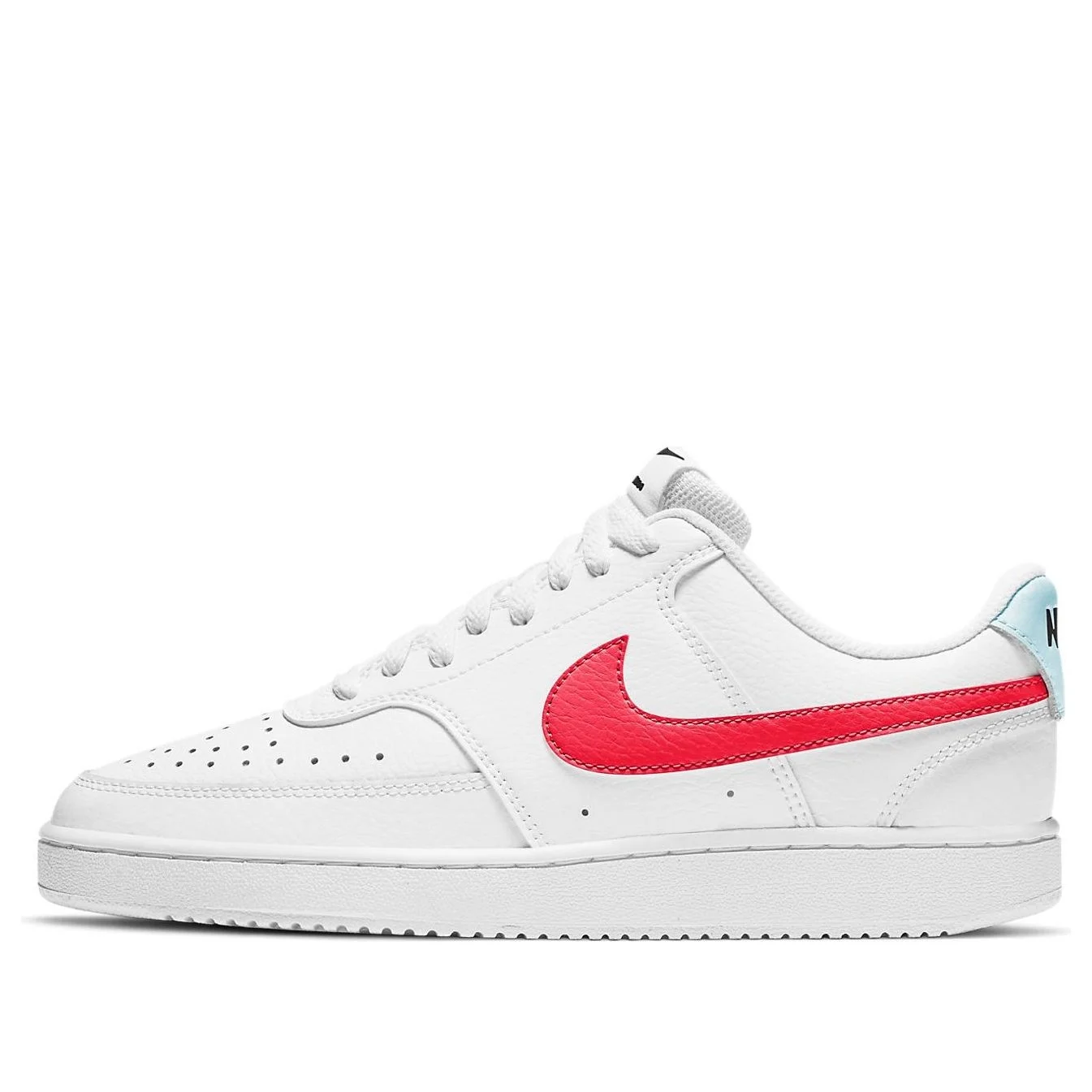 (WMNS) Nike Court Vision Low 'White Bright Crimson' CD5434-106 - 1