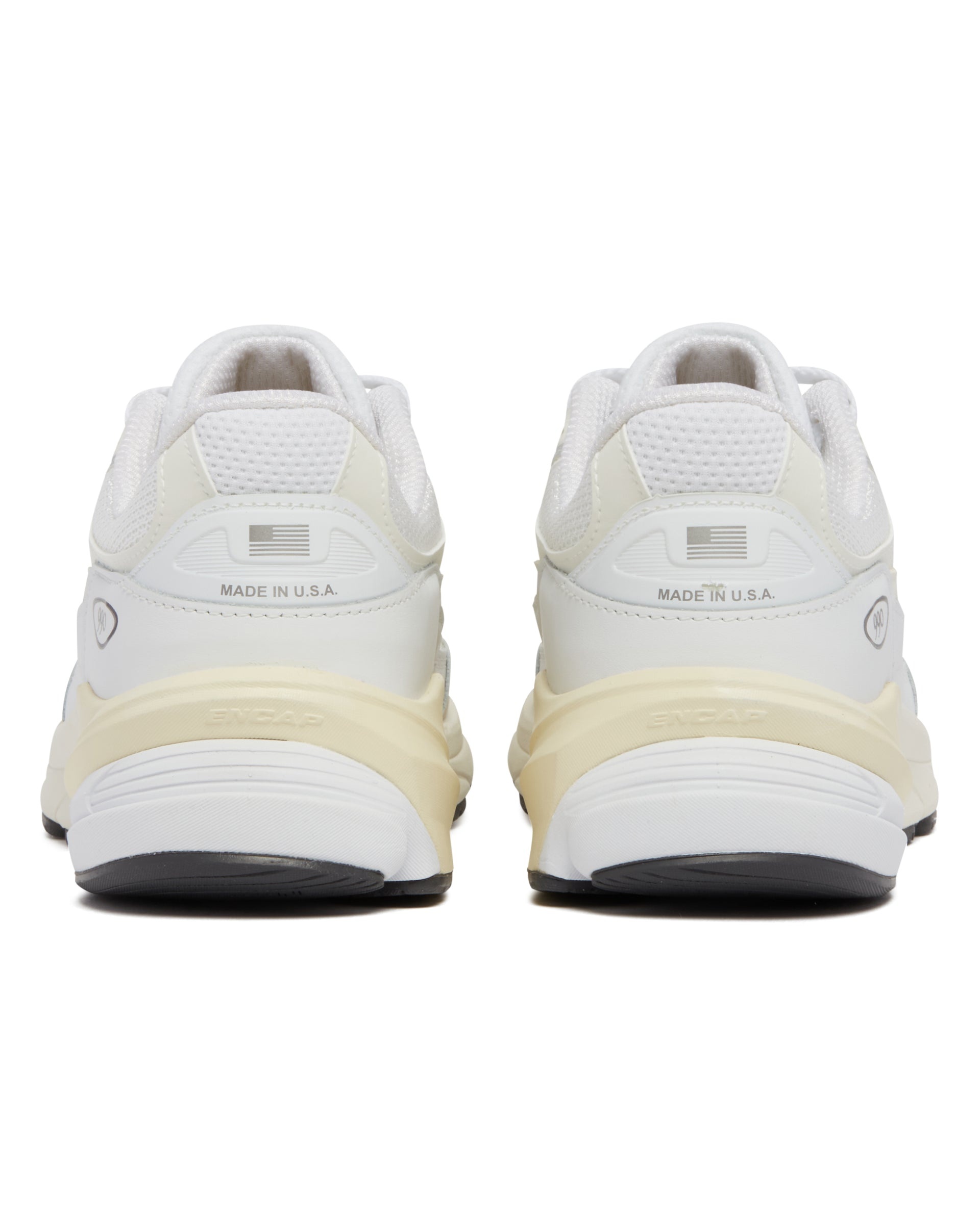 White 990v6 Sneakers Made in USA - 6