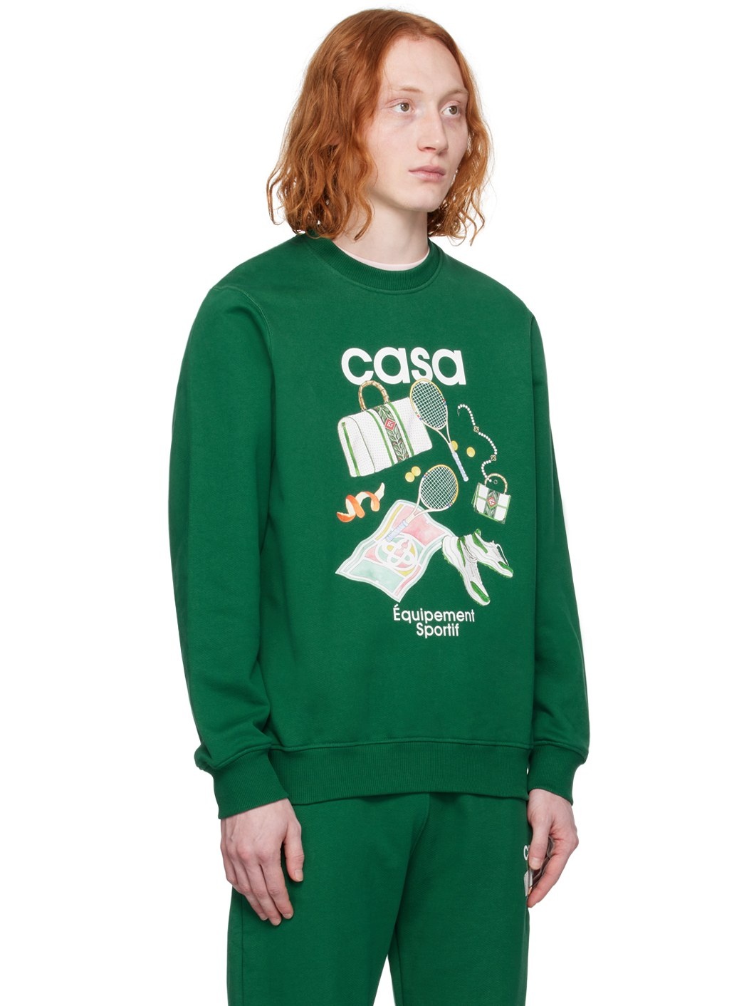 Green 'Equipement Sportif' Sweatshirt - 2