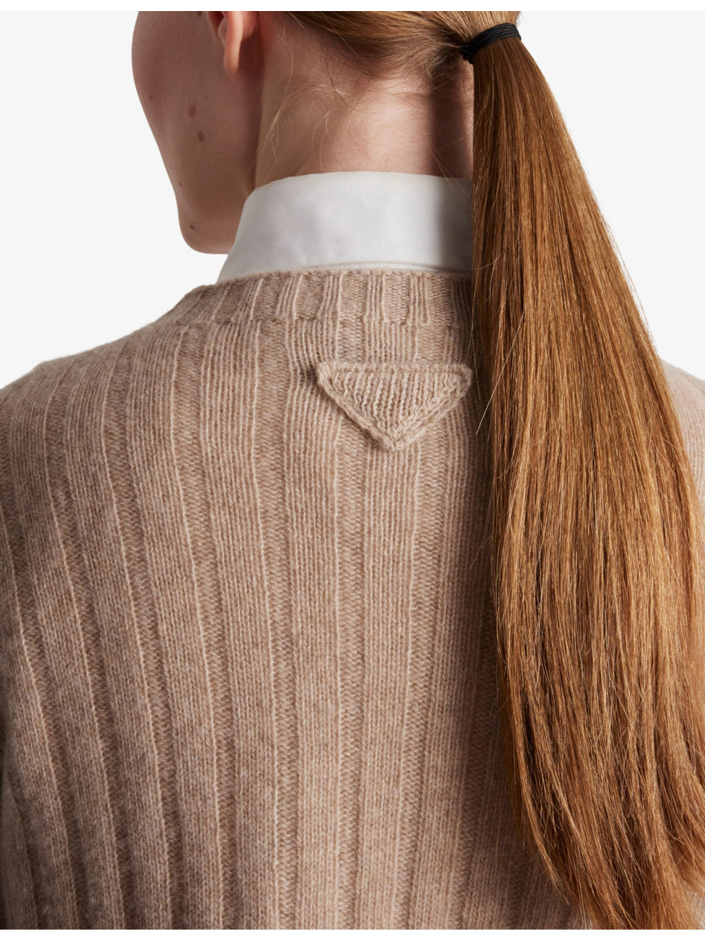 Round-Neck Ribbed Cashmere Jumper - 6