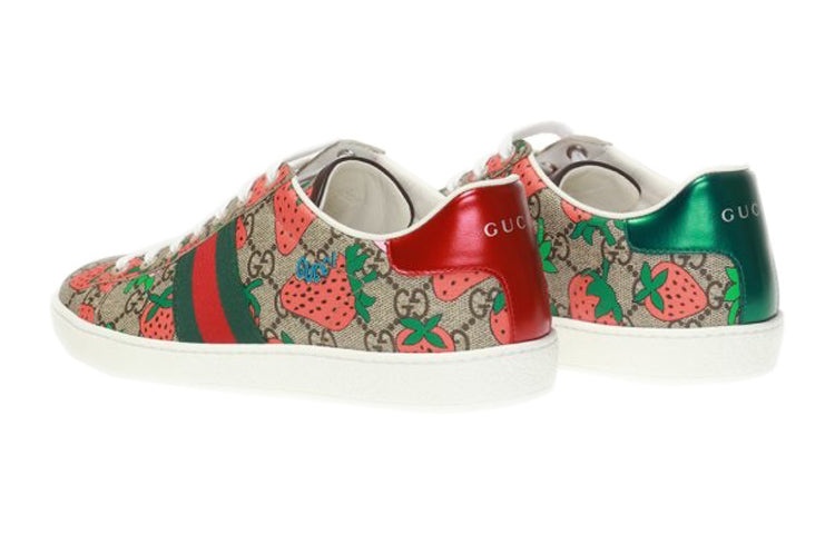 (WMNS) Gucci Ace 'Strawberry Beige' 433900-G2210-8960 - 3
