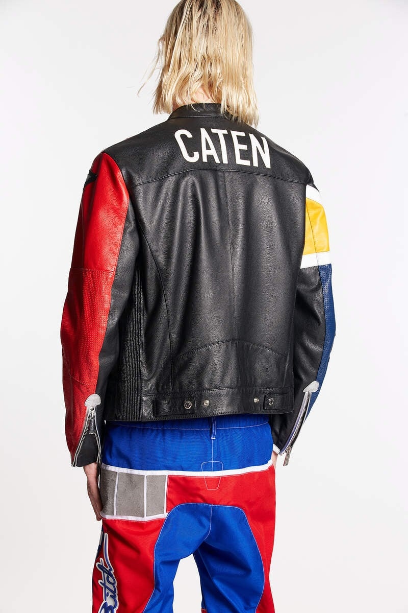 DSQUARED2 MOTORBIKER CLASSIC JEAN JACKET - 2