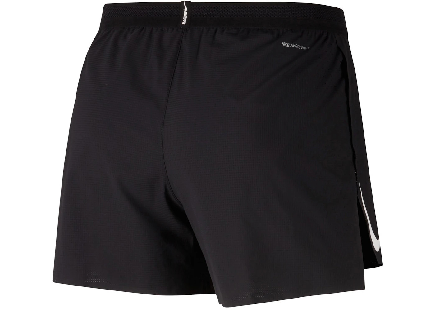 Nike Dri-FIT ADV AeroSwift 4" Brief-Lined Racing Shorts Black/White - 3