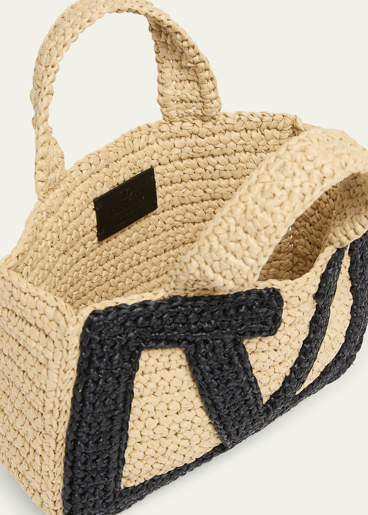 Viva Superstar Crochet Raffia Small Tote Bag - 4