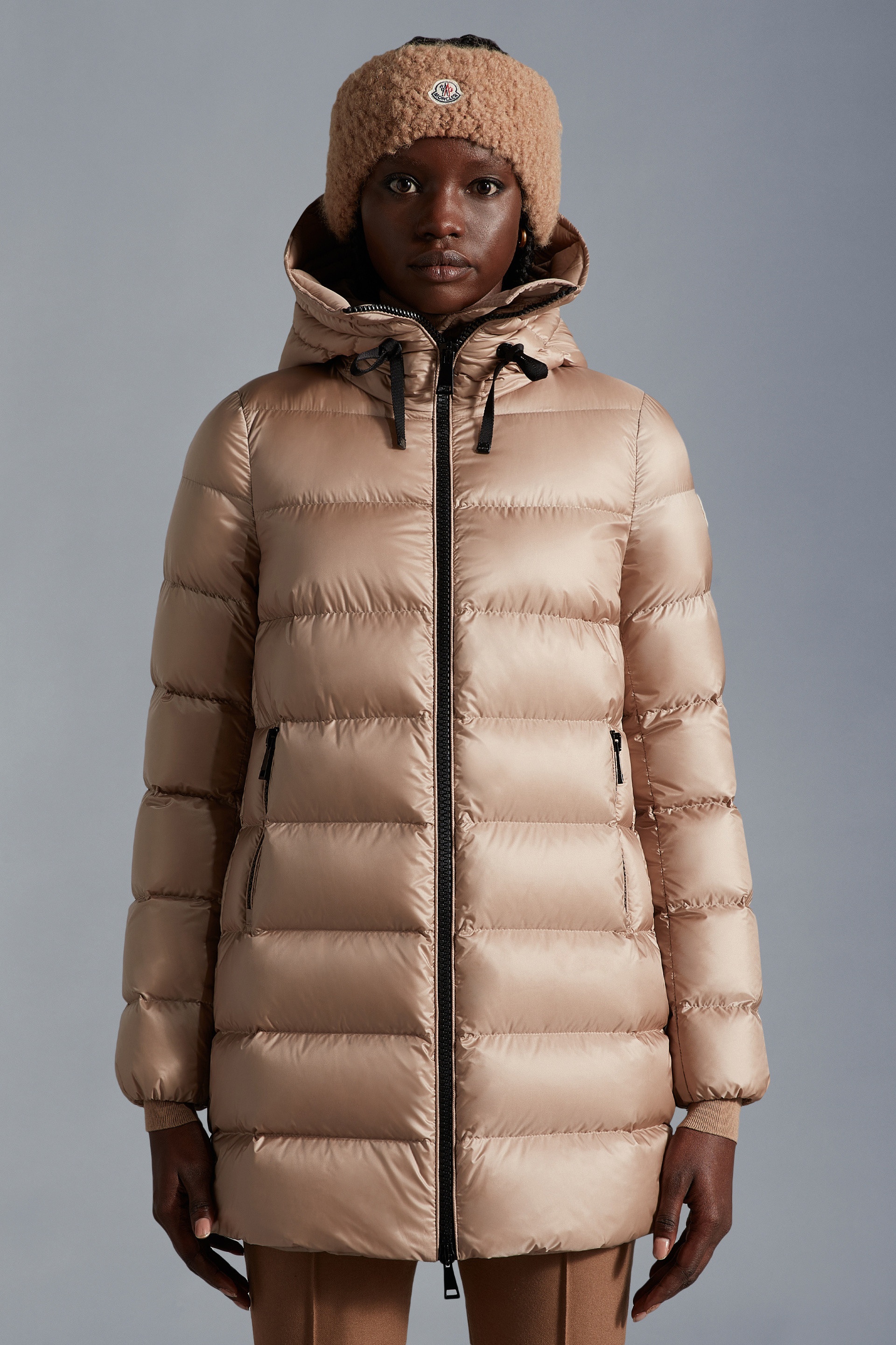 Moncler Suyen Long Down Jacket | REVERSIBLE