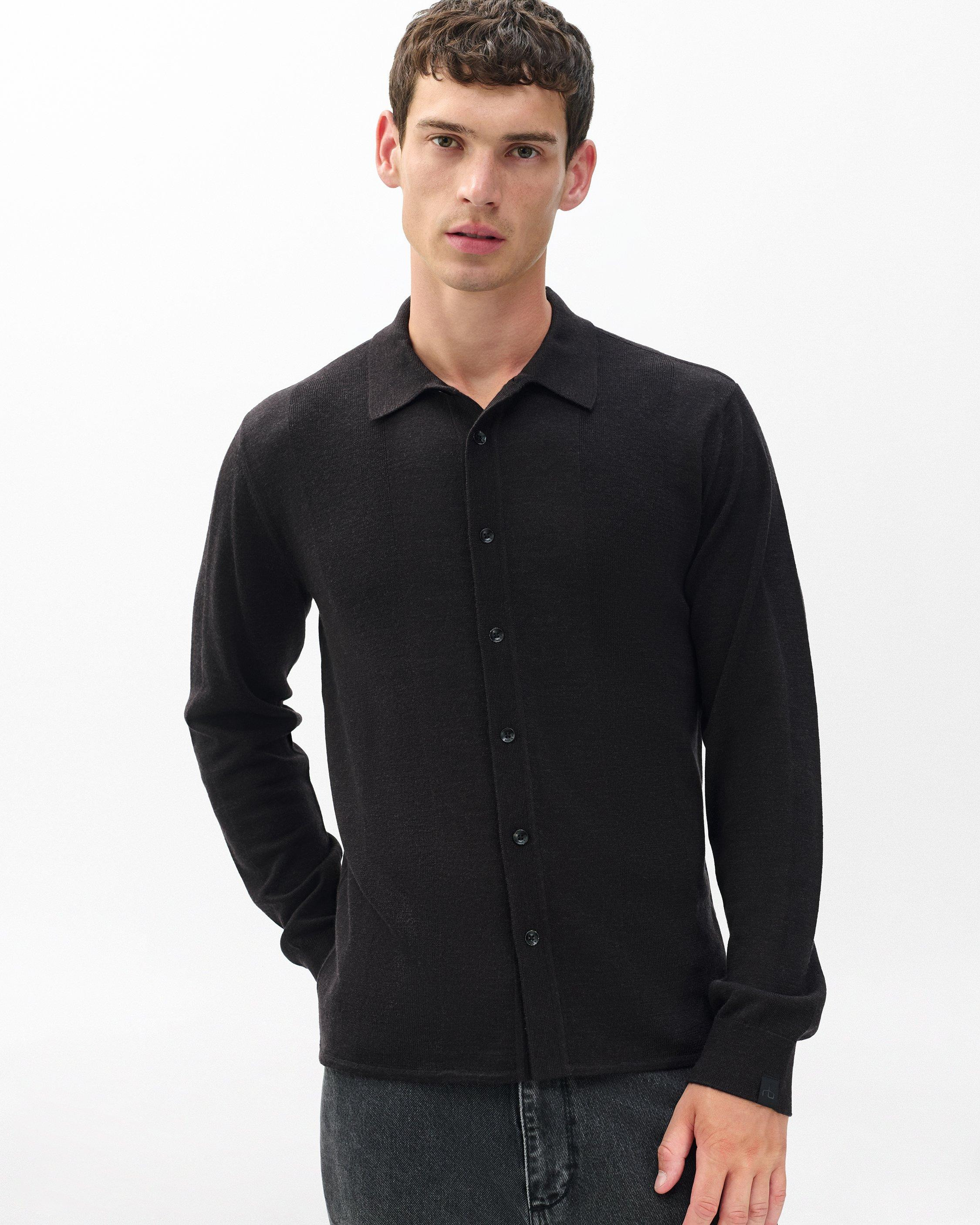 Crawford Wool-Cashmere Knit Shirt - 2