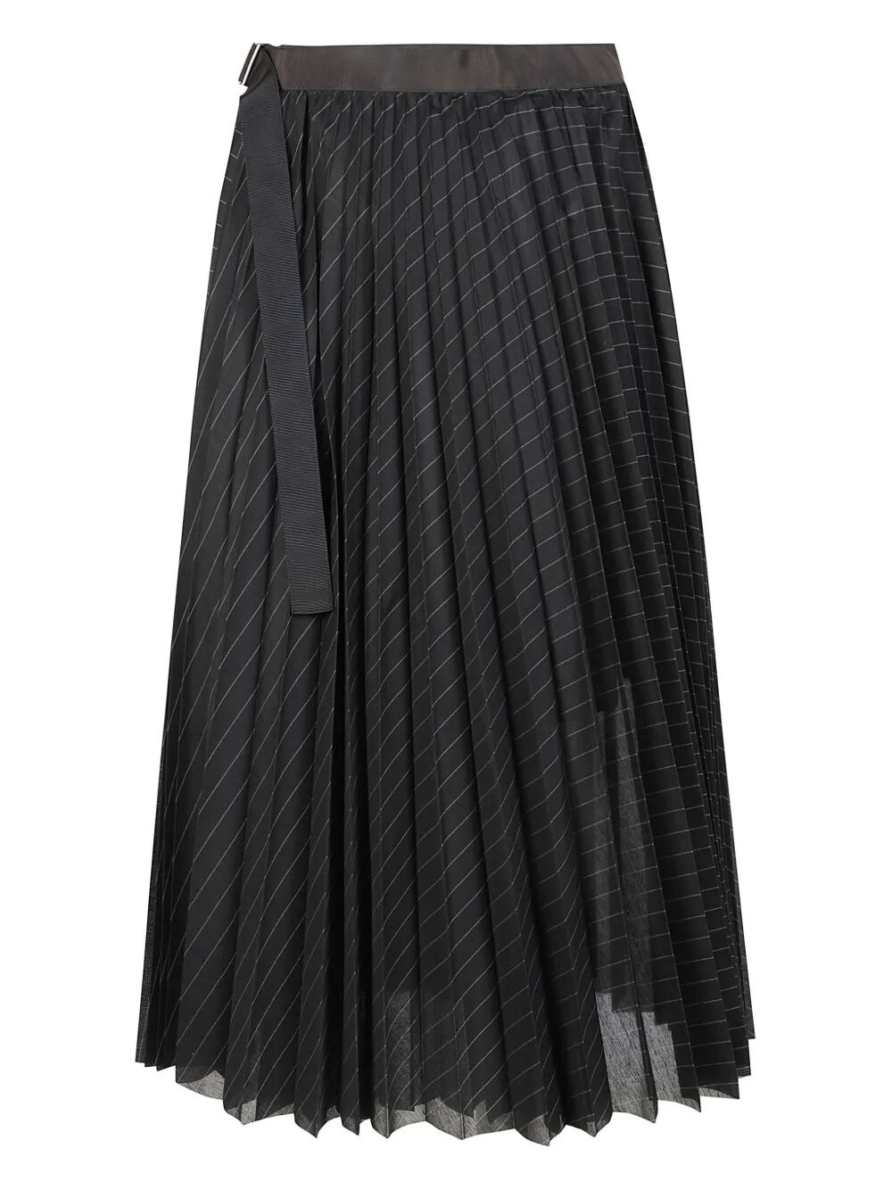 Sacai Women Spun Organza Skirt - 4