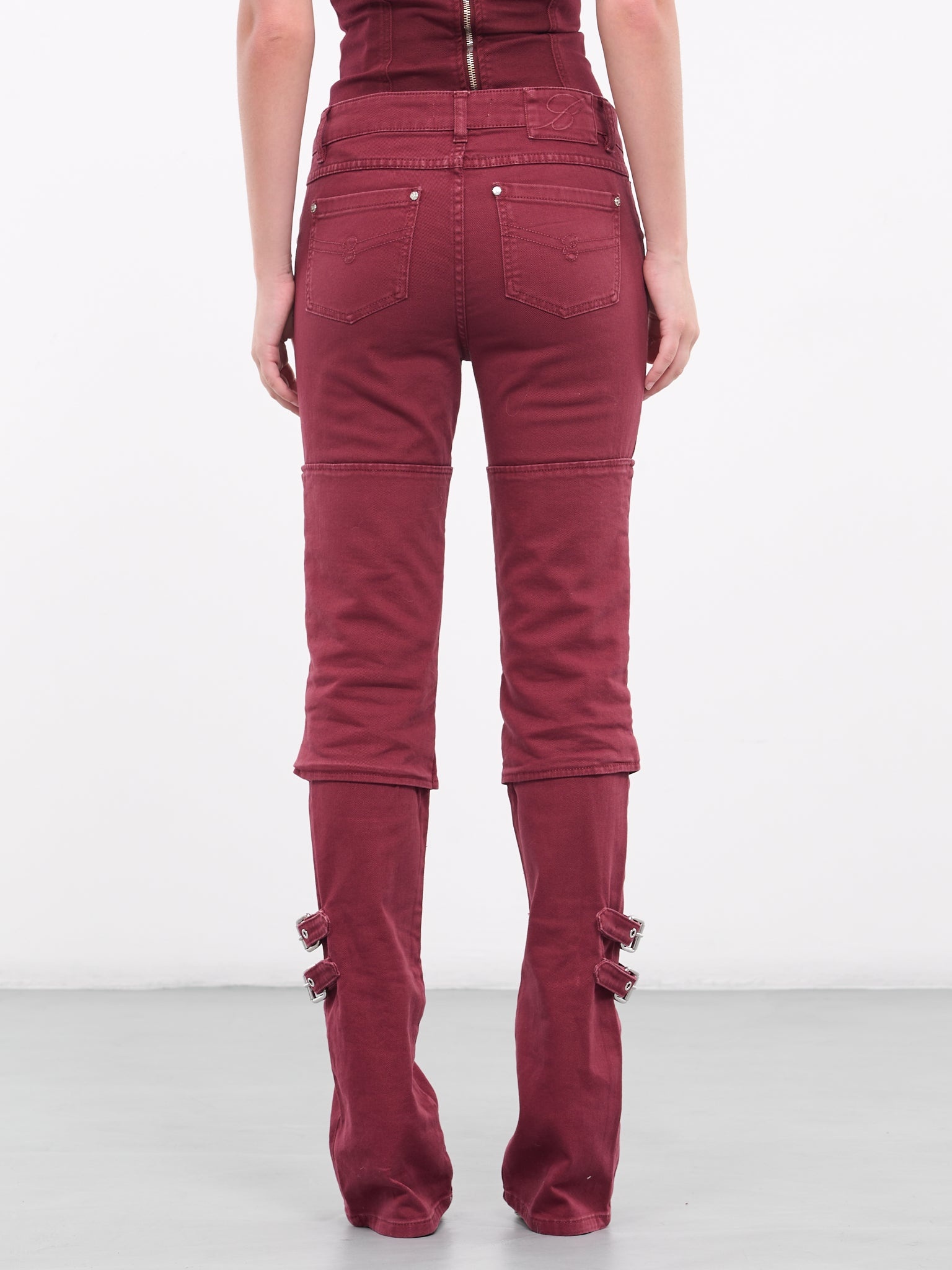 Boyfriend Buckle Jeans - 3