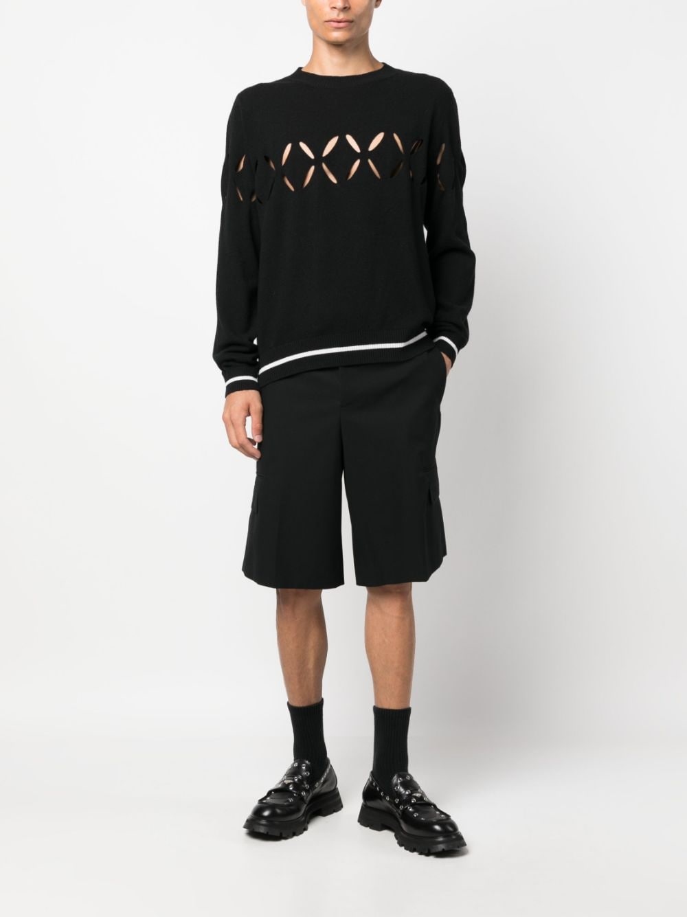 tailored cotton shorts - 2