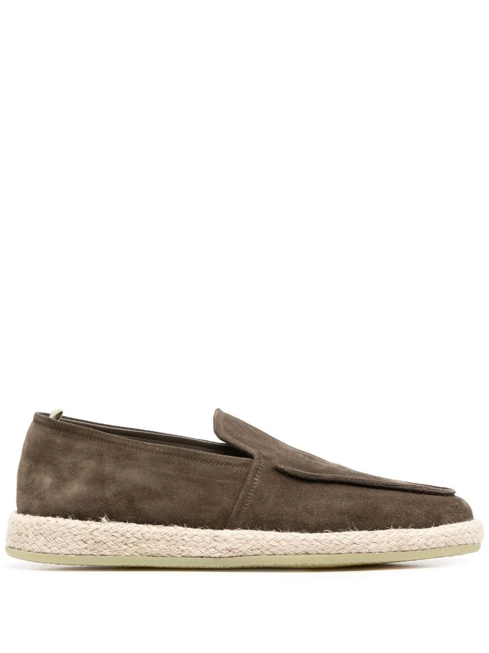 Roped suede loafers - 1