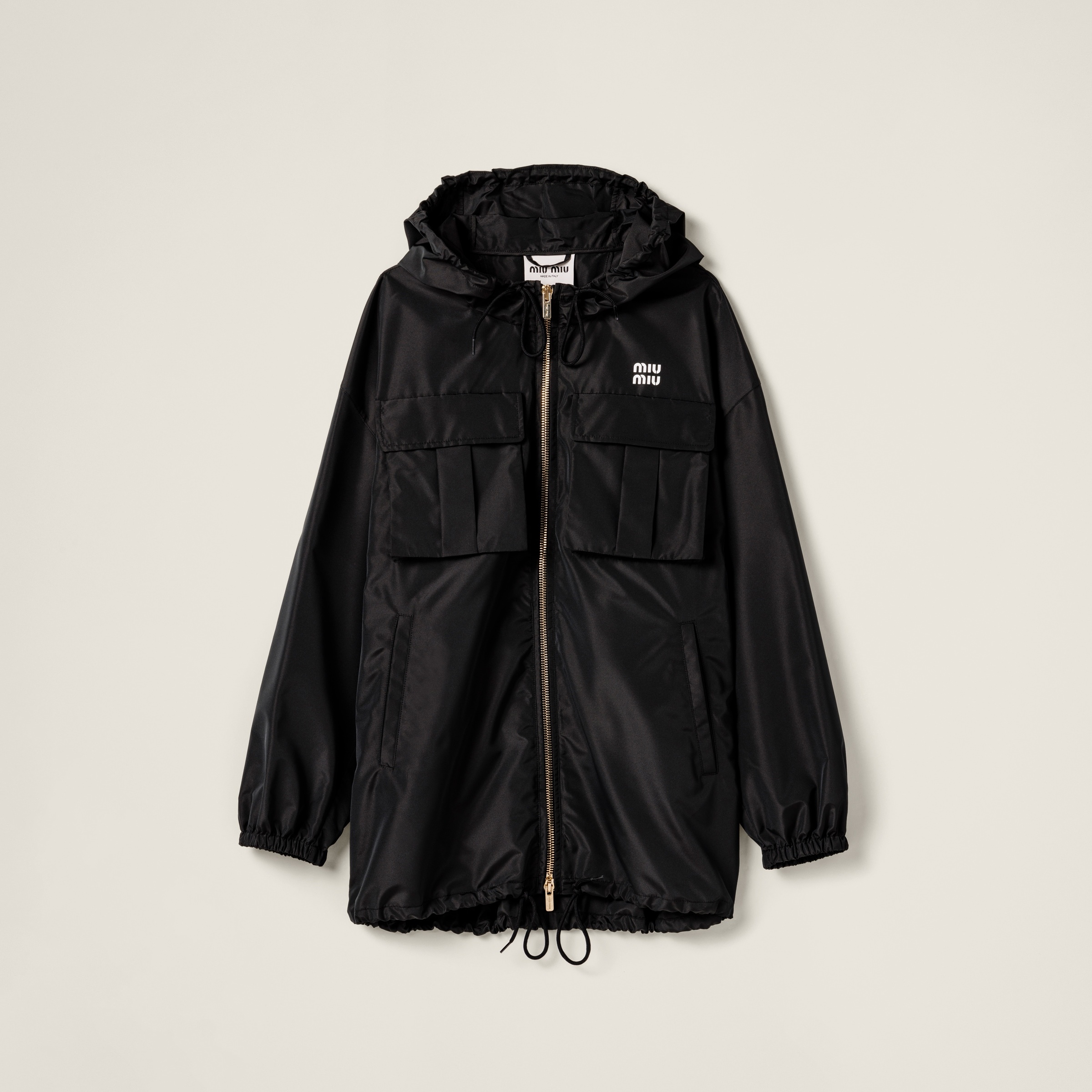 Miu Miu Technical fabric blouson jacket | miumiu | REVERSIBLE