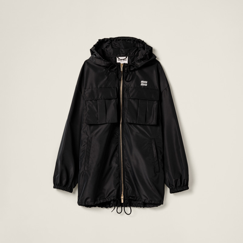 기술적인 직물 blouson 재킷 1
