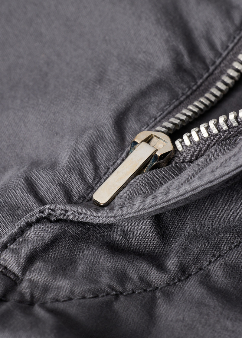 Relaxed-Fit Charcoal Cotton Chinos 5