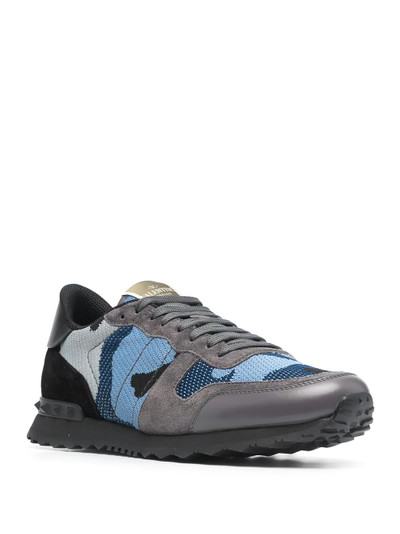 Valentino camouflage-print low-top sneakers outlook