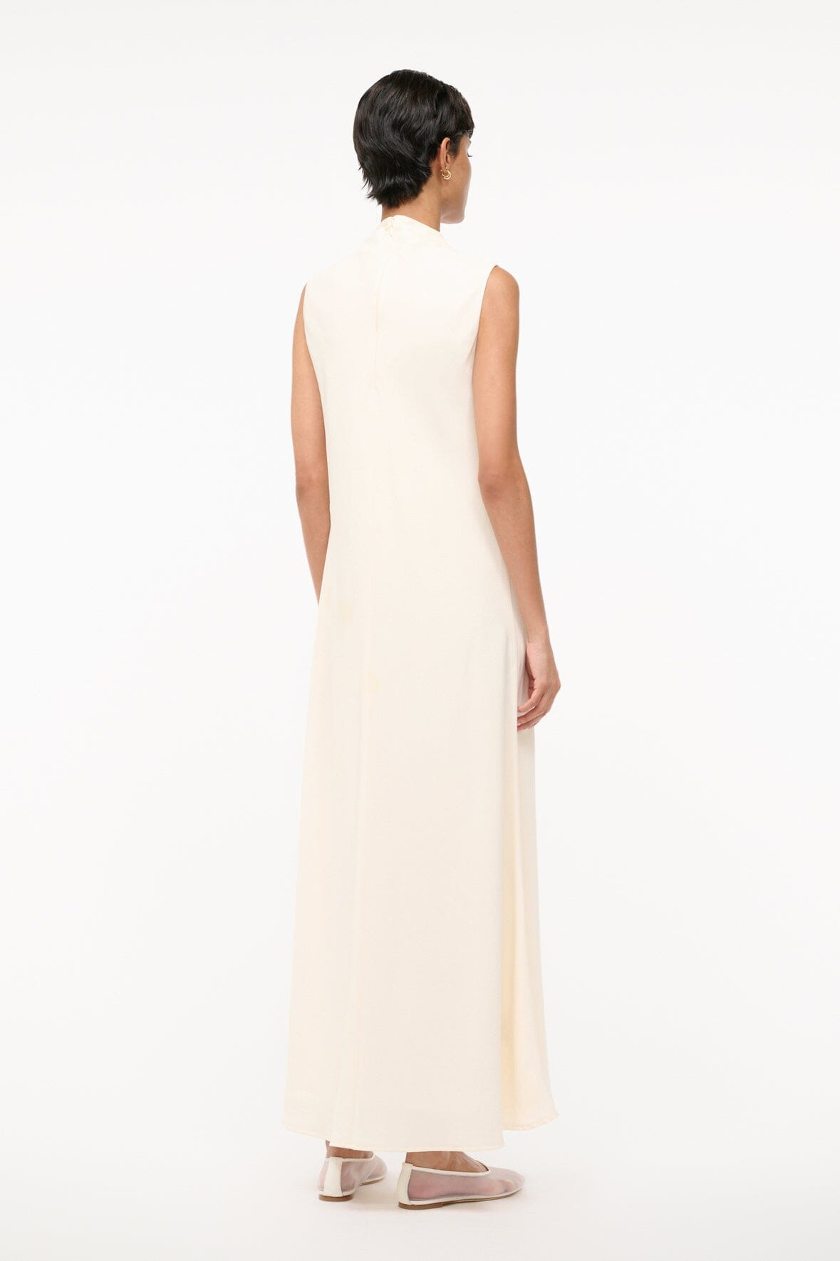 STAUD ARAYA DRESS IVORY - 5