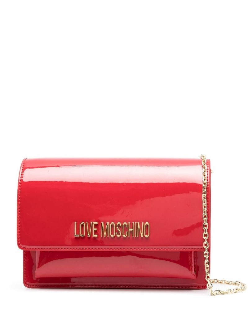 logo-lettering crossbody bag 1