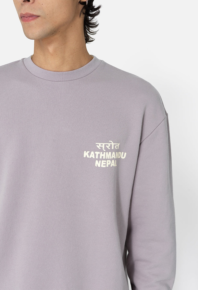 NEPAL OVERSIZED CREWNECK PULLOVER 7
