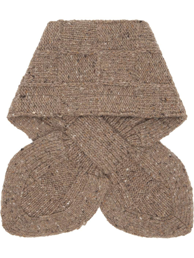 YMC Taupe Slot Scarf outlook