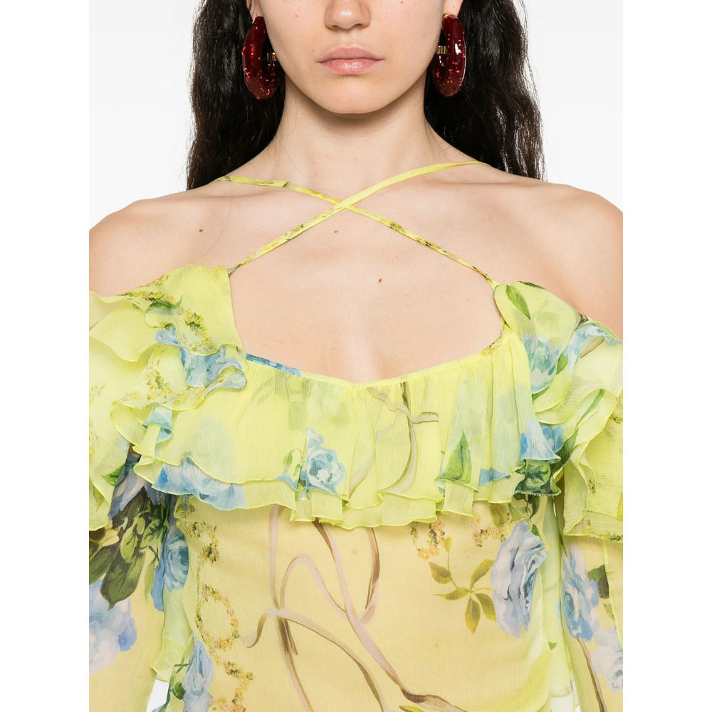 Blumarine Yellow Tops - Blouses Women - 3