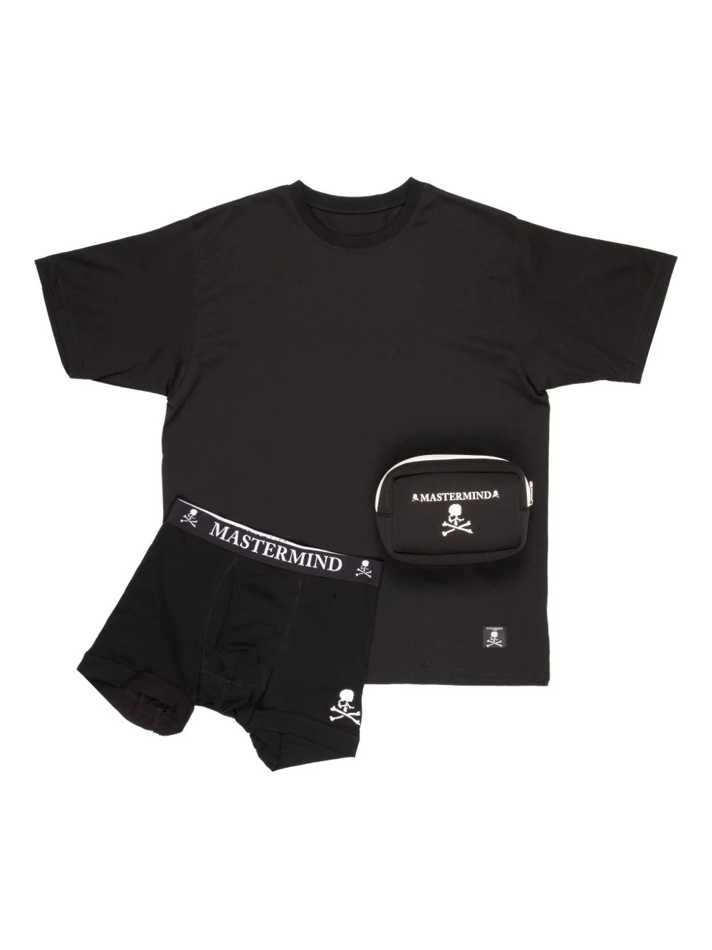 skull t-shirt trunks set - 1