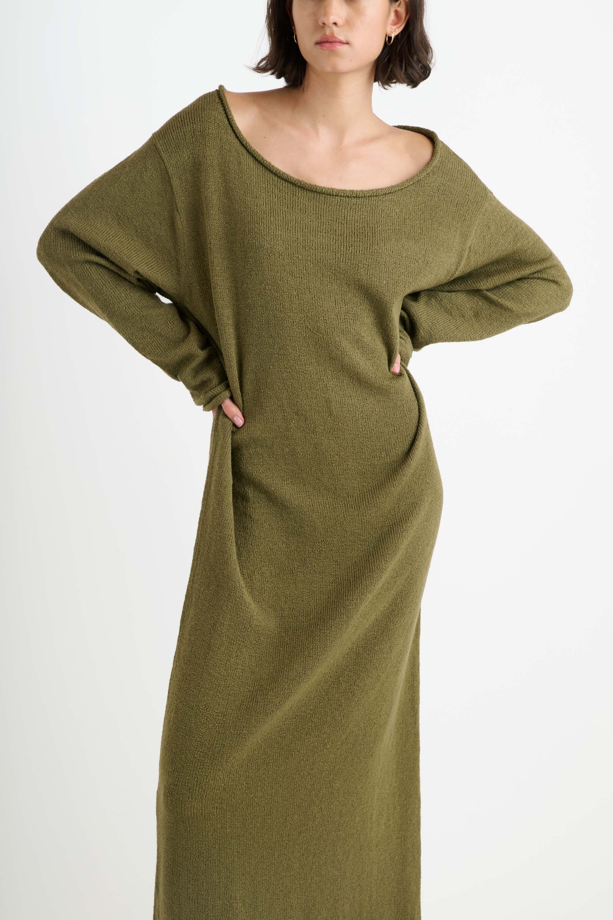 NORA LITE OVERSIZED DRESS L/S - 3
