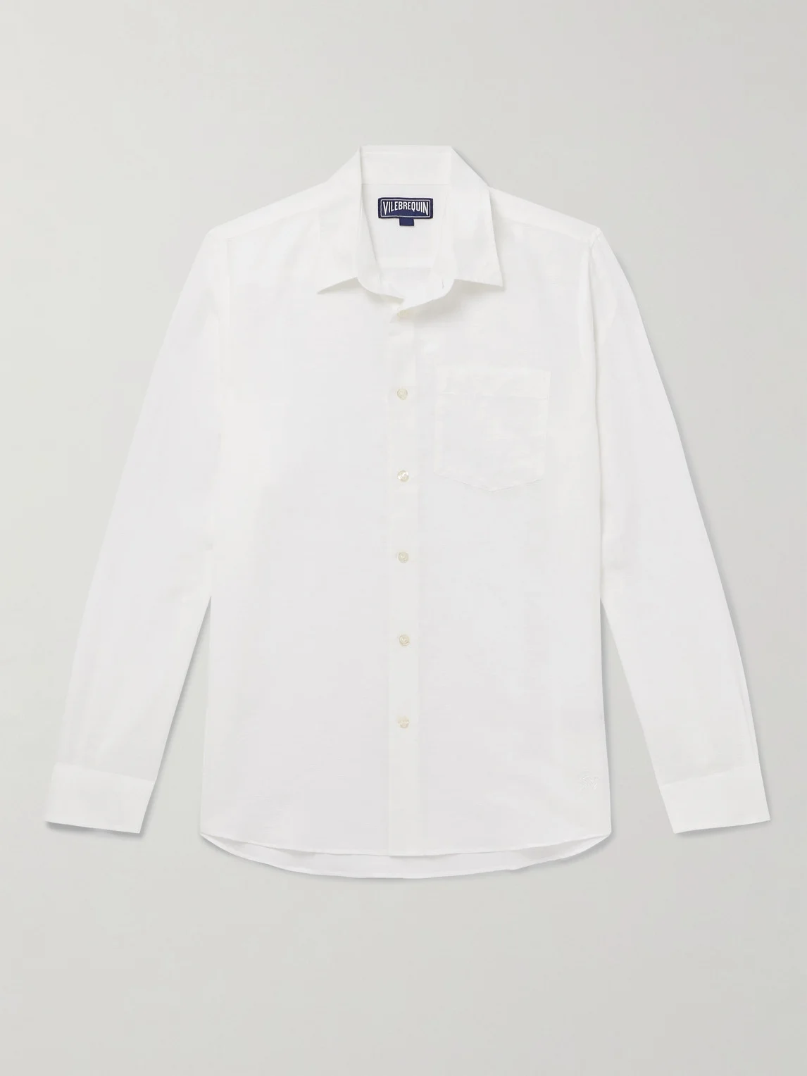 Caroubis Cotton and Linen-Blend Gauze Shirt - 1