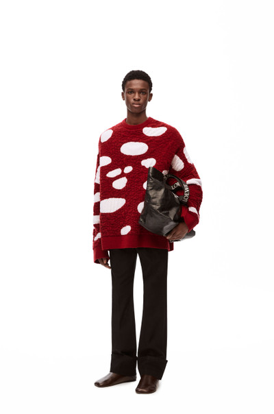 Loewe Mushroom sweater in technical wool outlook