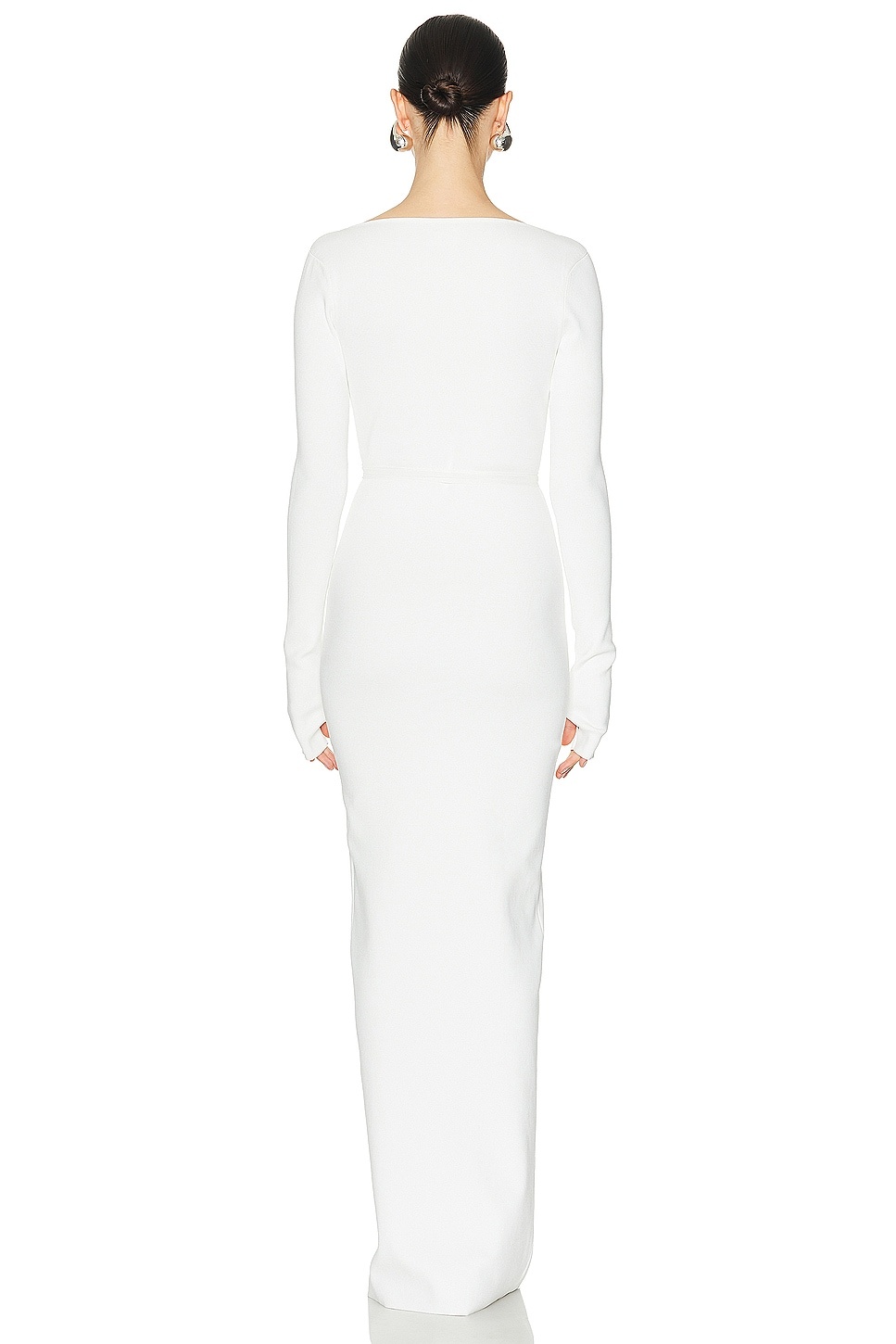 Niall Deep V Neck Dress - 4