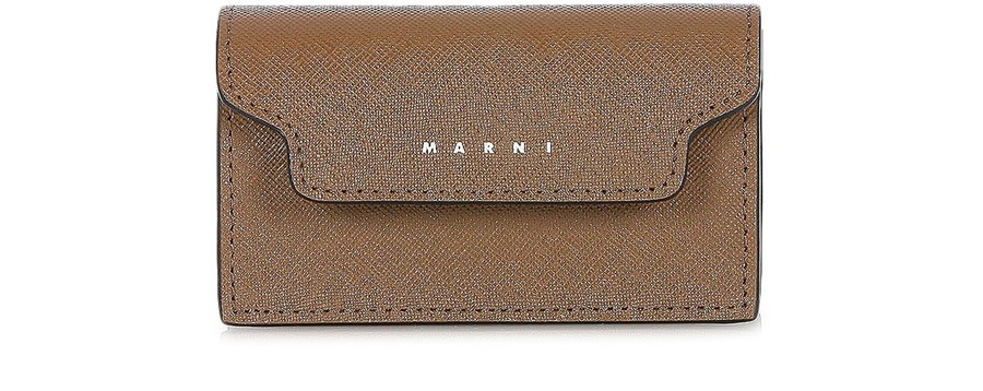 Saffiano leather card case - 1