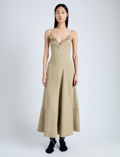 Proenza Schouler Ruby Dress in Eco Stretch Linen Viscose outlook