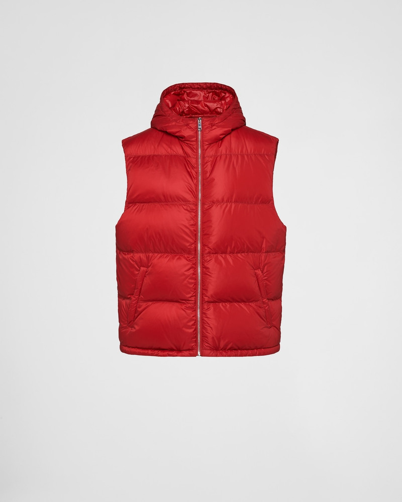 Re-Nylon down vest 1