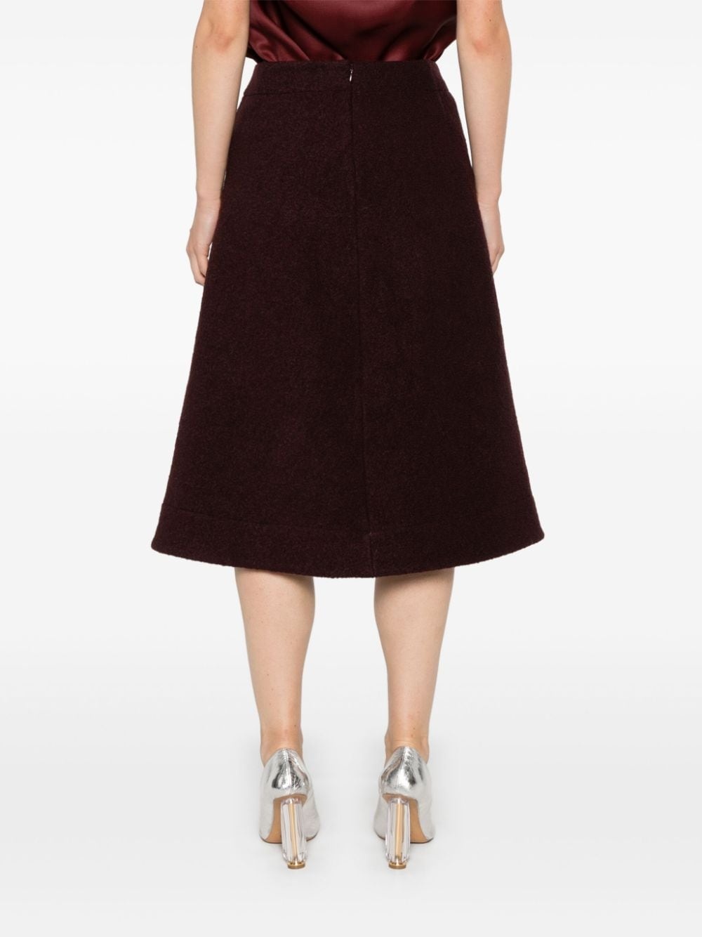 A-line midi skirt - 4