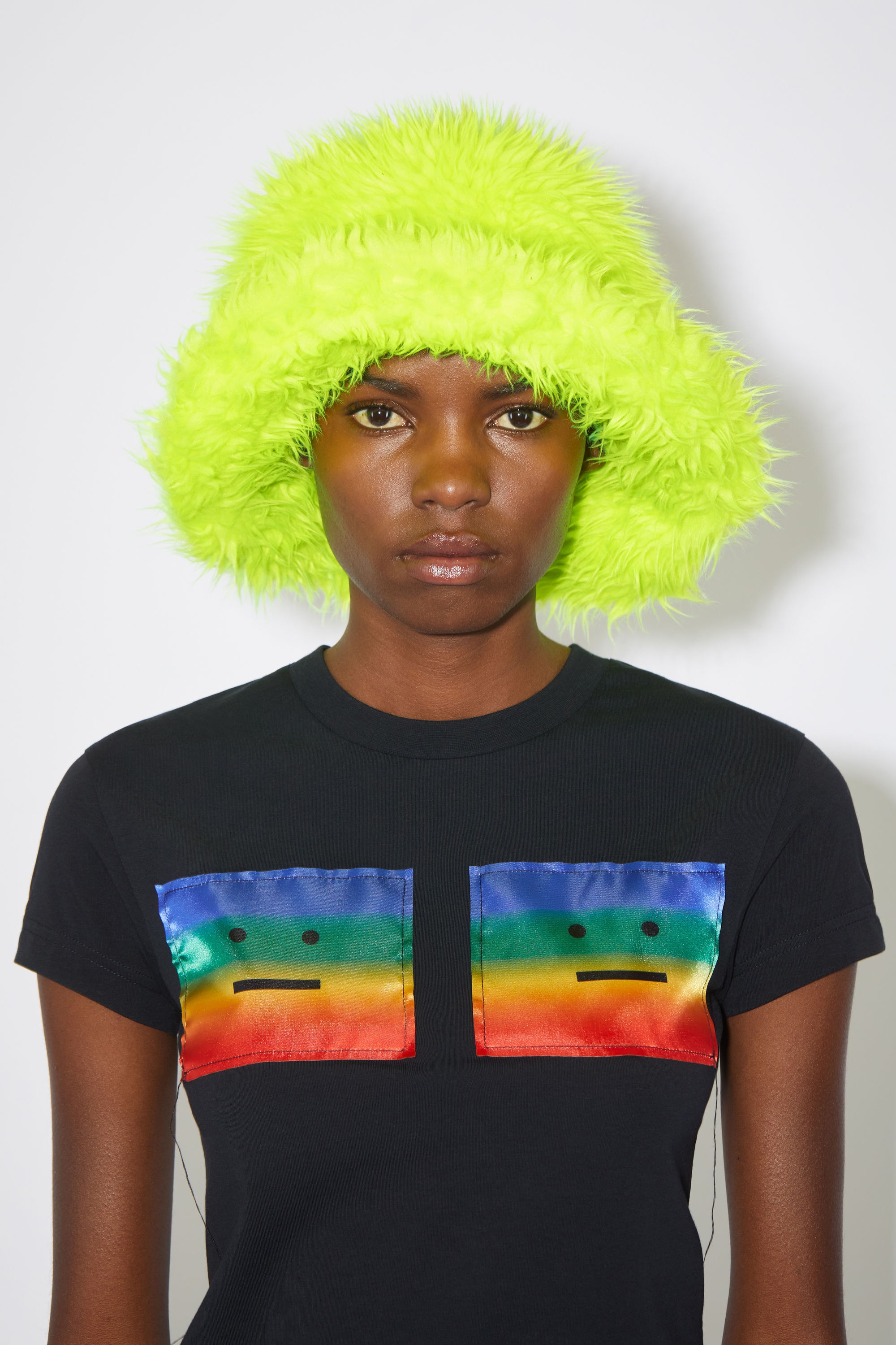 Fuzzy bucket hat - Multi yellow - 2