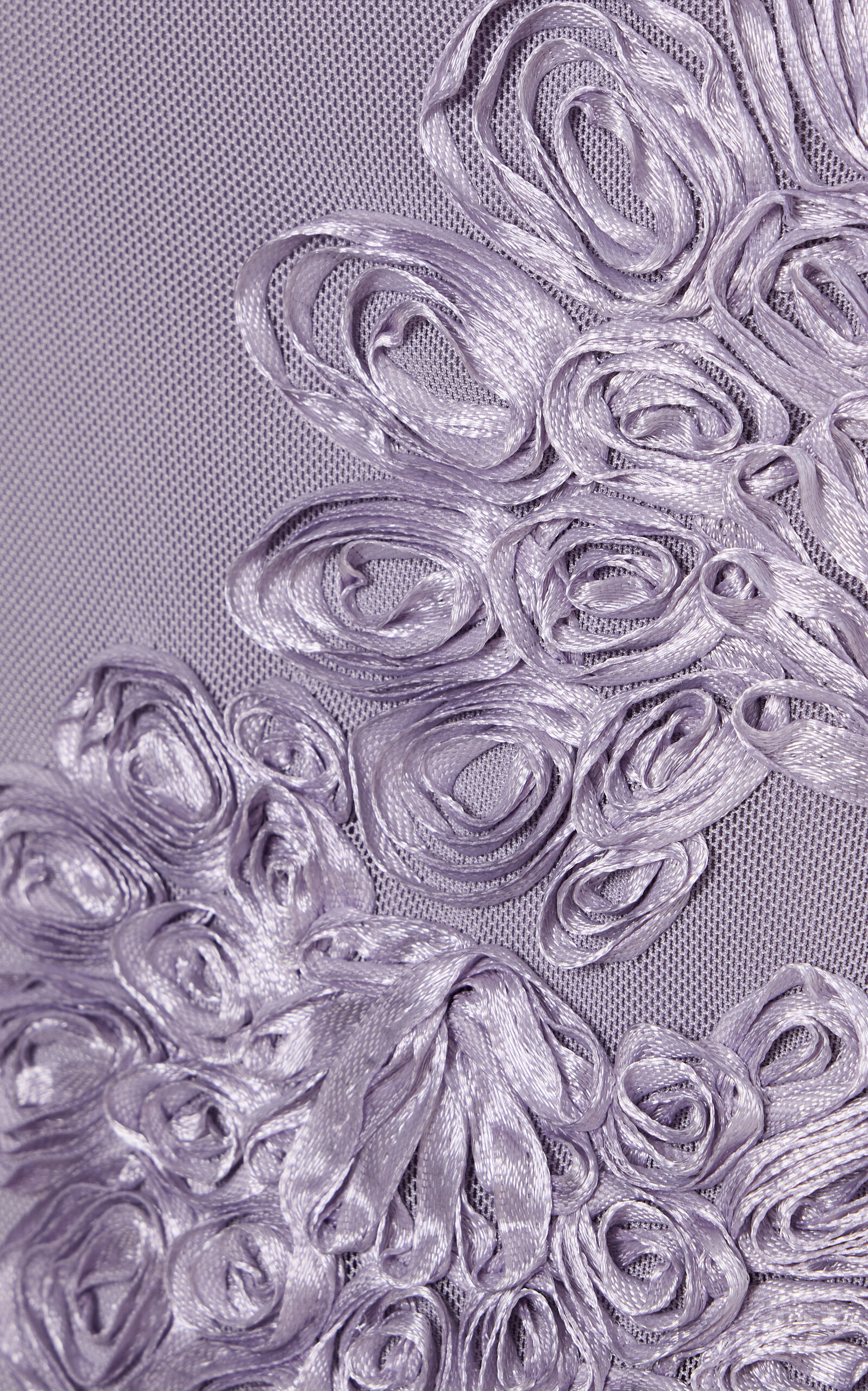 3D Mesh Maxi Dress purple - 5