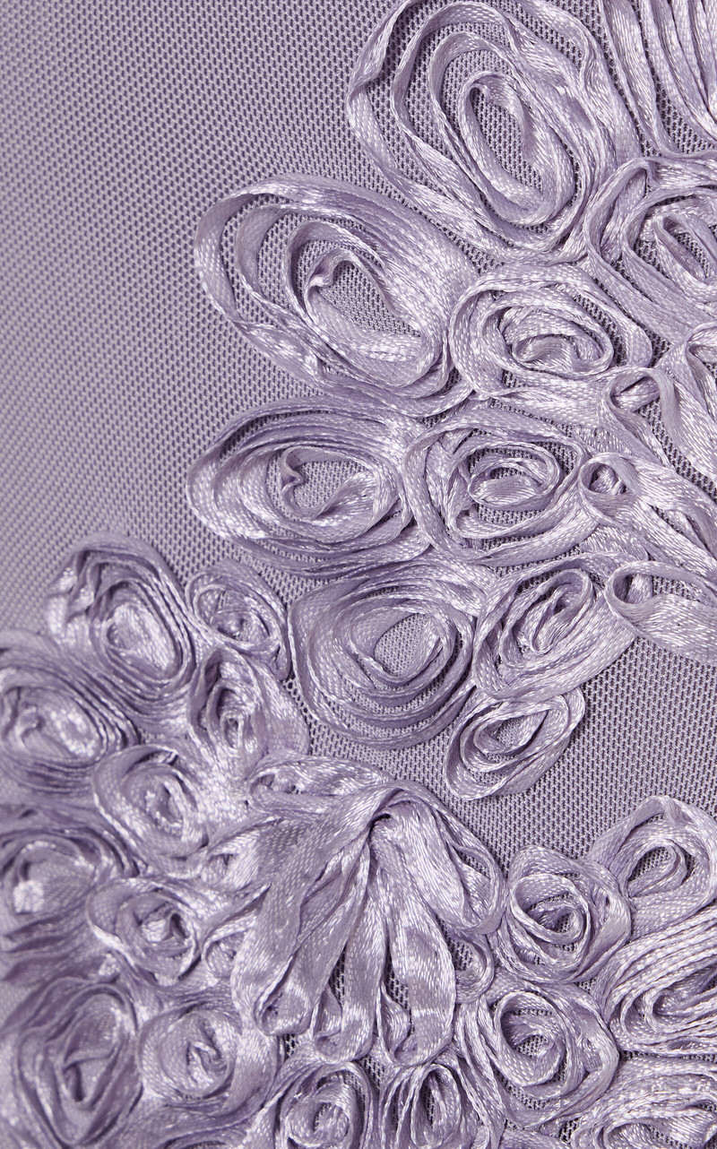 3D Mesh Maxi Dress purple 5