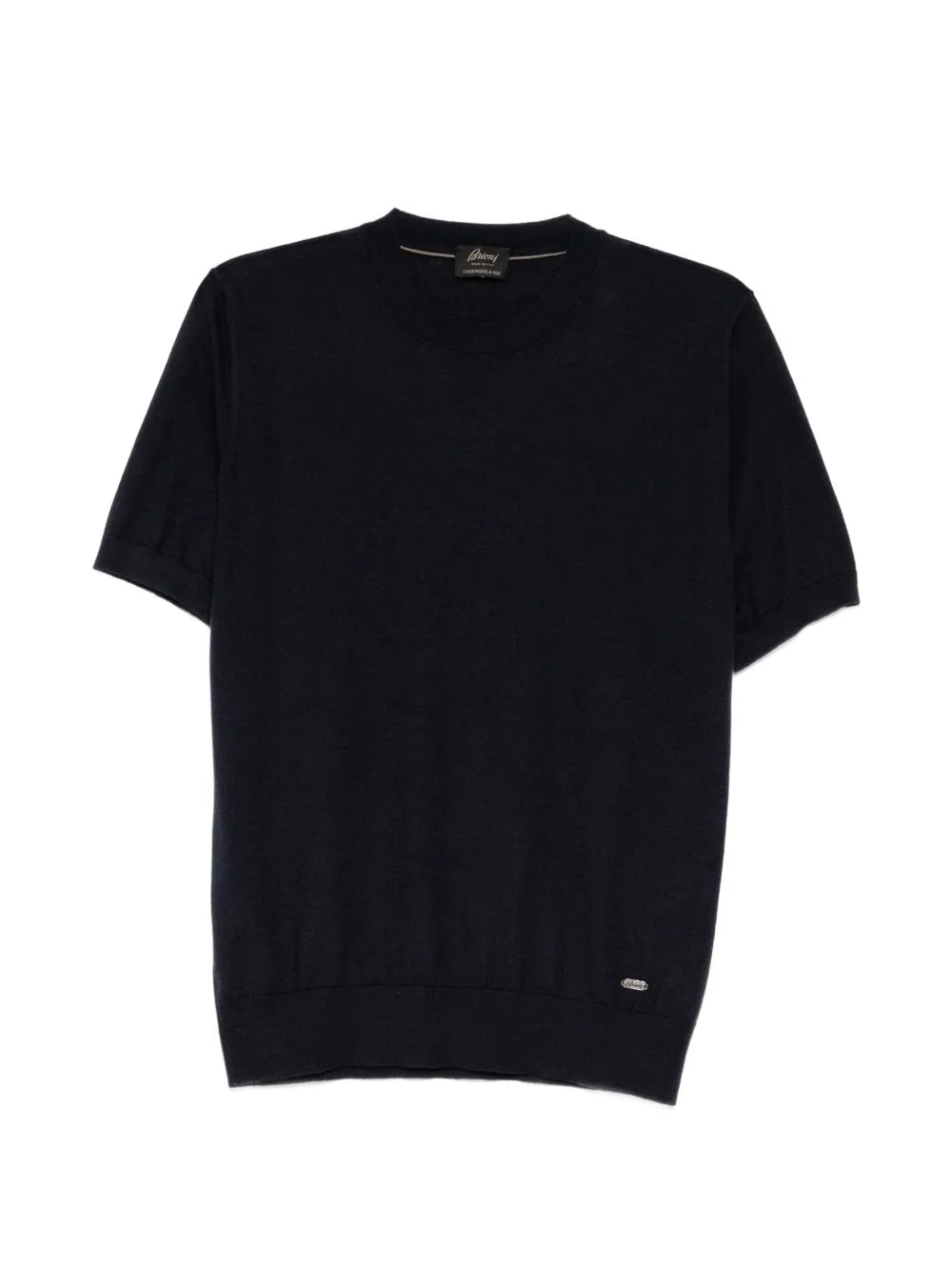 Brioni Men Cashmere And Silk Blend T-Shirt - 1